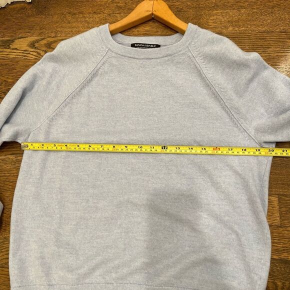 Banana Republic Italian Merino Yarn Crewneck Sweater Size Large - Picture 7 of 11